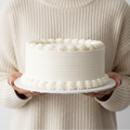 Classic Rhum Vanilla Cake with Buttercream Icing