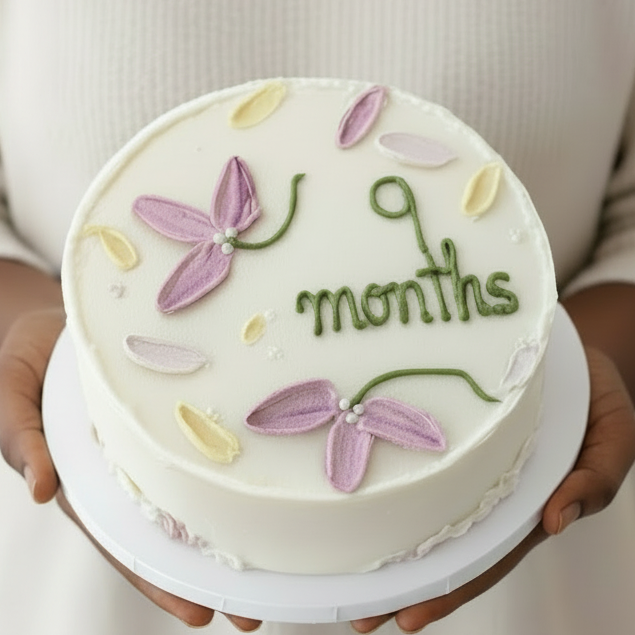 Little Pink Flowers Cake