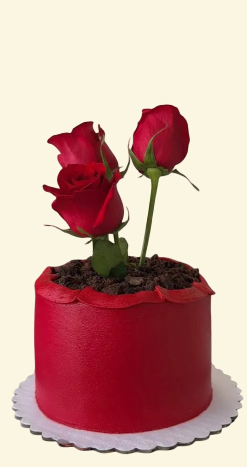 NEW! Garden Rose Cake