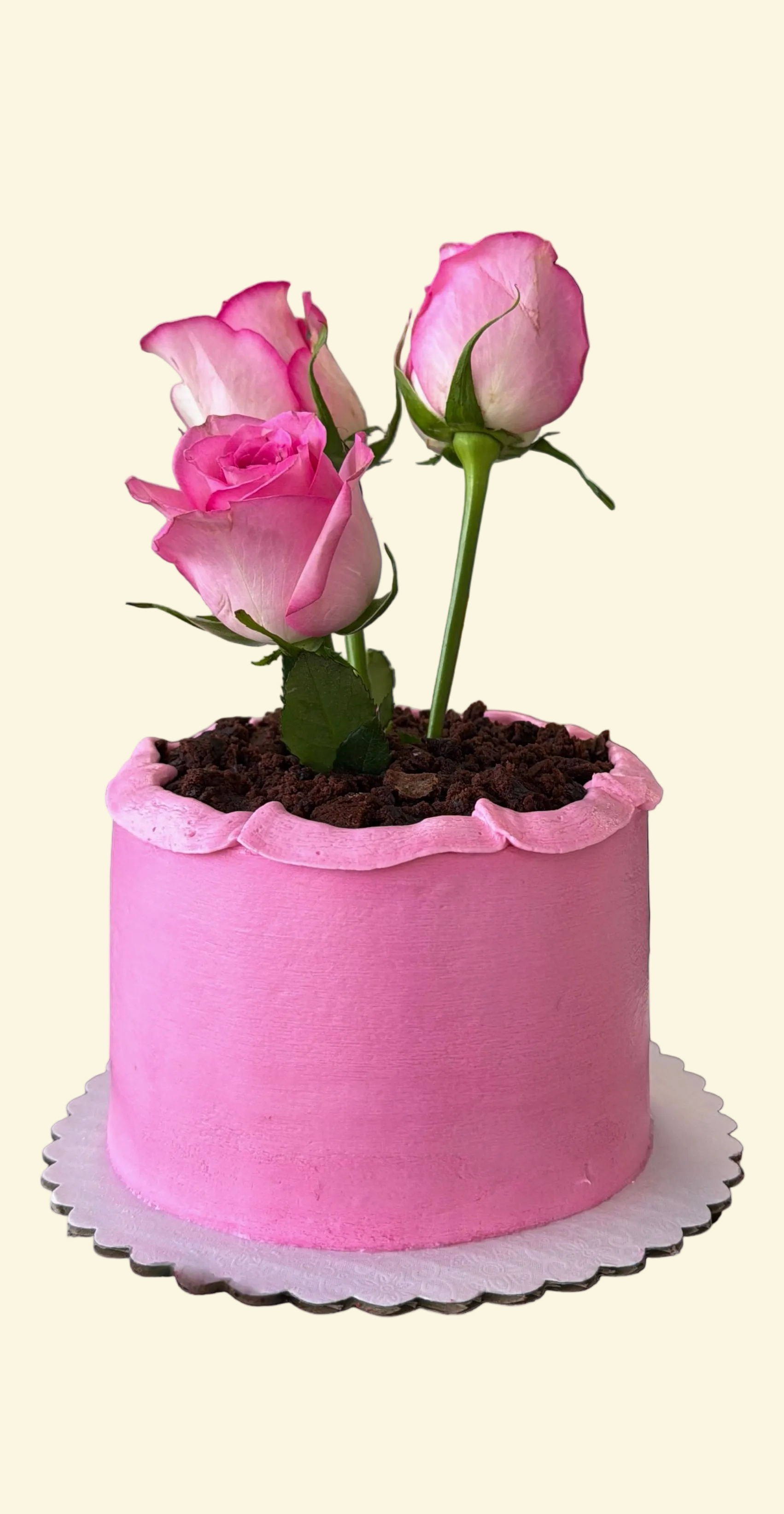 NEW! Garden Rose Cake