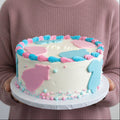 gender reveal cake