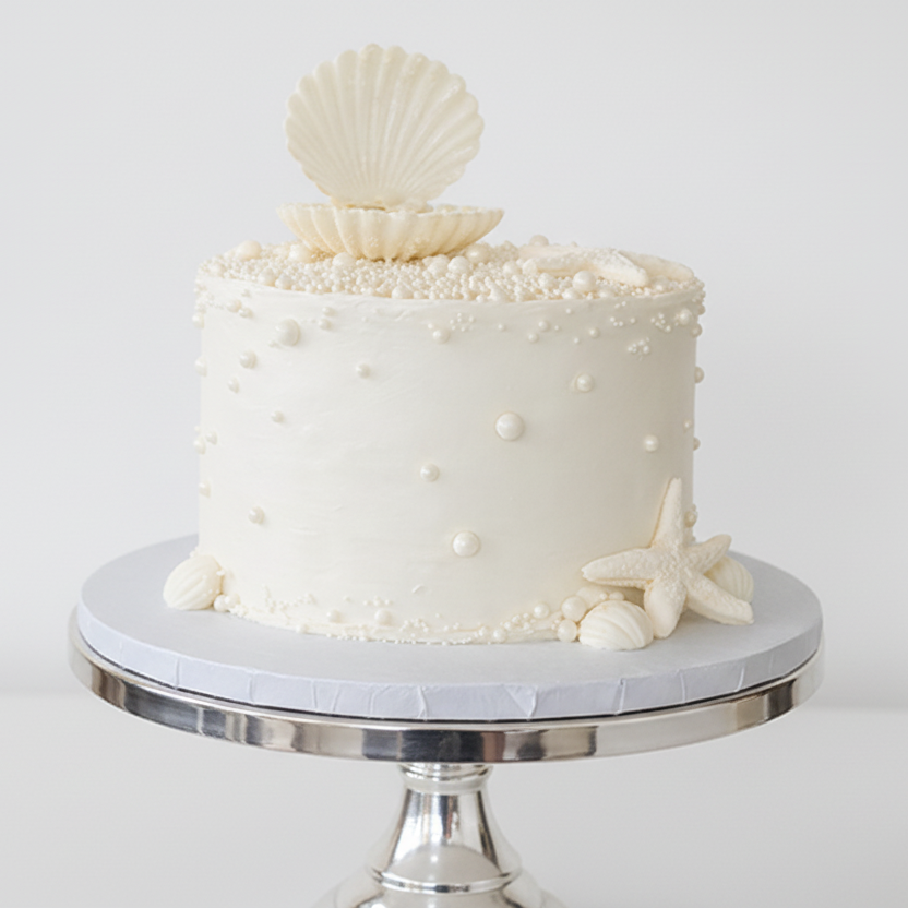 sea shell cake